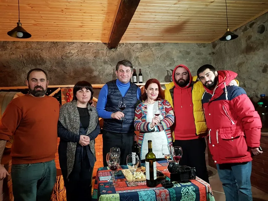 Guests in the cellar